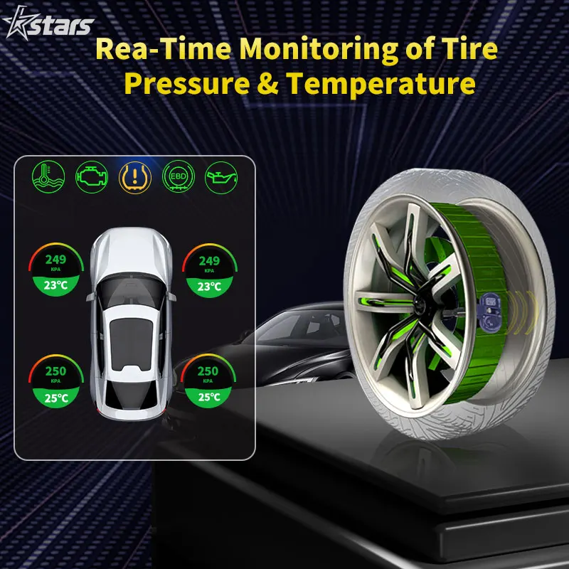 1490701-01-B For Tesla Bluetooth TPMS Tire Pressure Sensor  Monitoring System Fit for 2021-2024 Tesla Model Y 3 S X 1490701-01-C