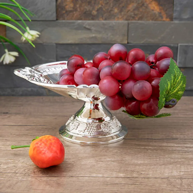 

Luxury Metal Fruit Plate Fruit For Candy And Kinds Of Fruit Pedestal Fruit Bowl For Table Countertop Decorative Fruit Plate