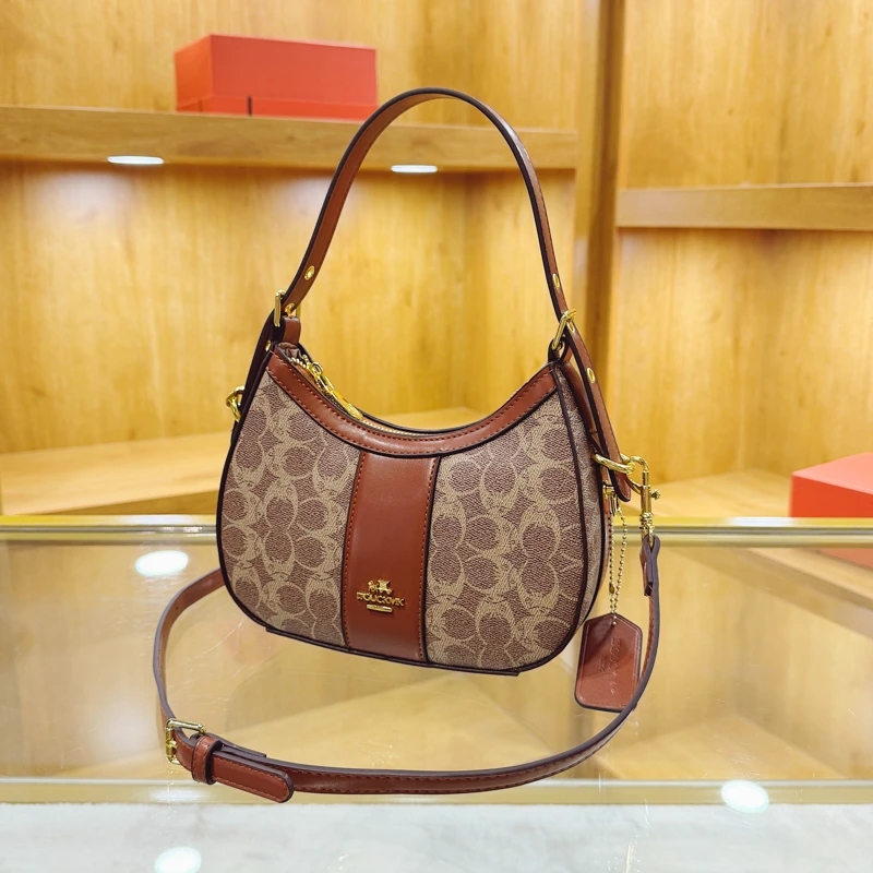 Klassieke elegante dames crossbody tas messenger lederen schouderhandtassen voor dames luxe merk populaire mode-accessoire