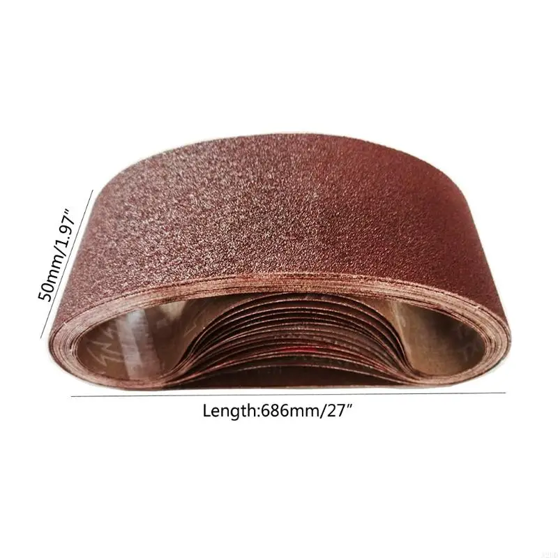 A2UD 7PCS 50x686mm chà nhám xát đánh bóng cho kim loại mềm bằng gỗ