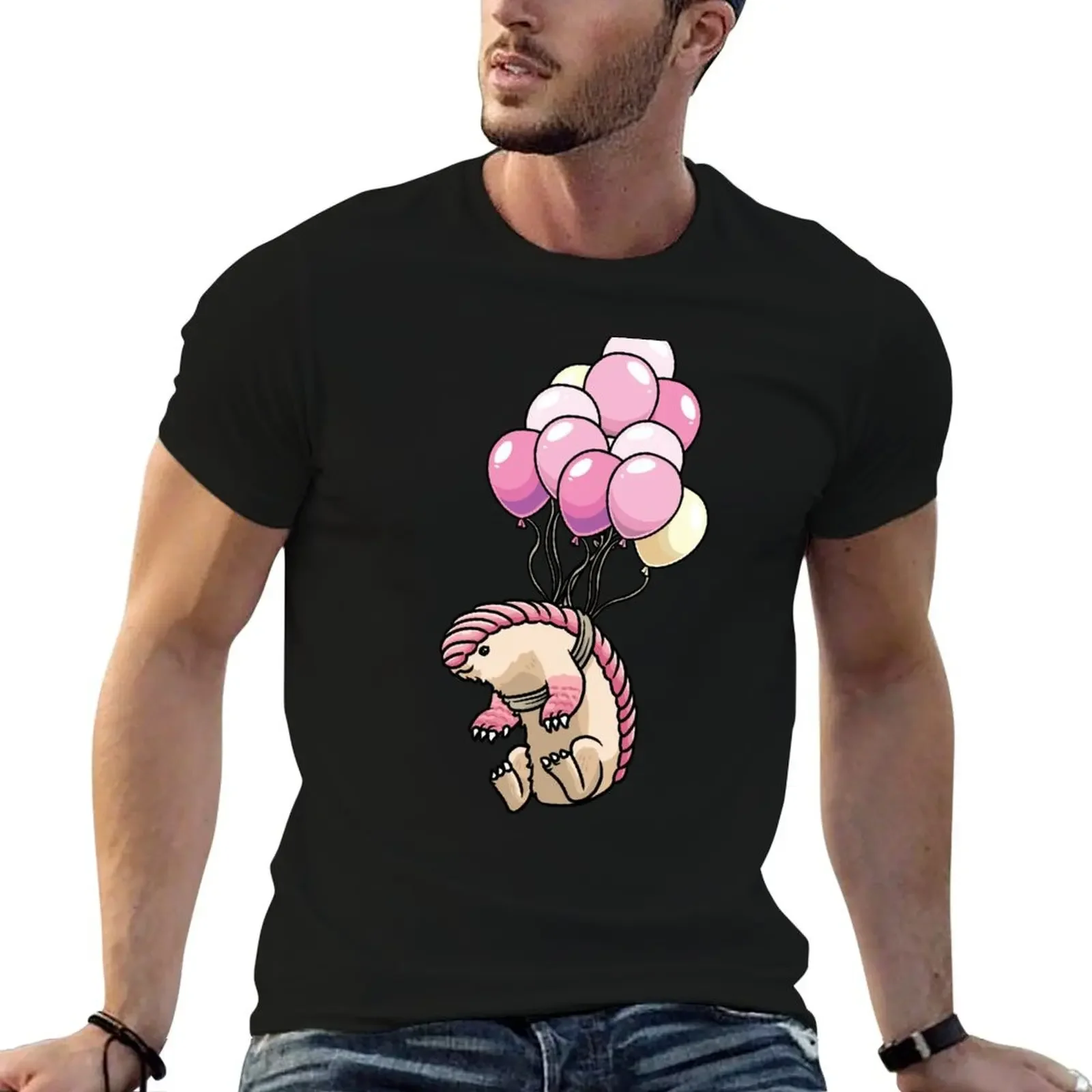 Pink Fairy Armadillo Pichiciego Funny T-Shirt vintage anime shirt baggy shirts fruit of the loom mens t shirts