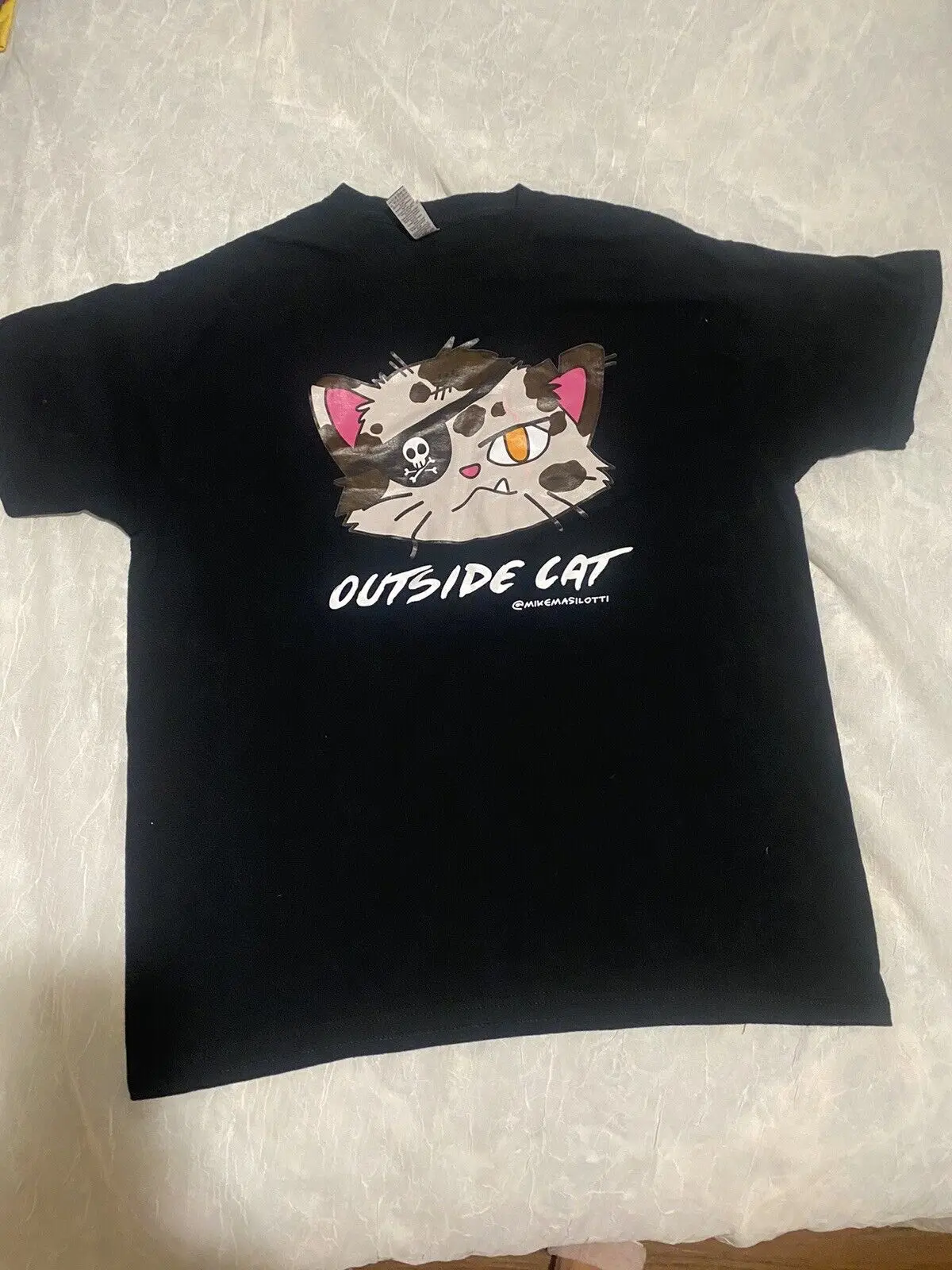 Outside Cat T Shirt Mike Masilotti