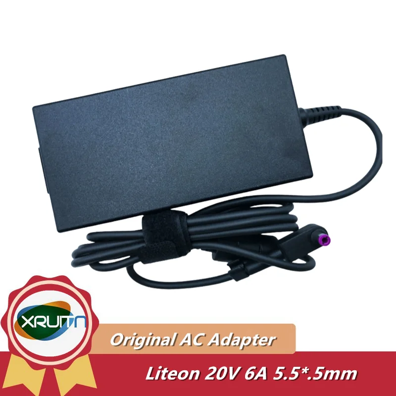 Original LITEON  PA-1121-76 AC Adapter Laptop Charger 20V 6A 120W 5.5x2.5mm Power Supply