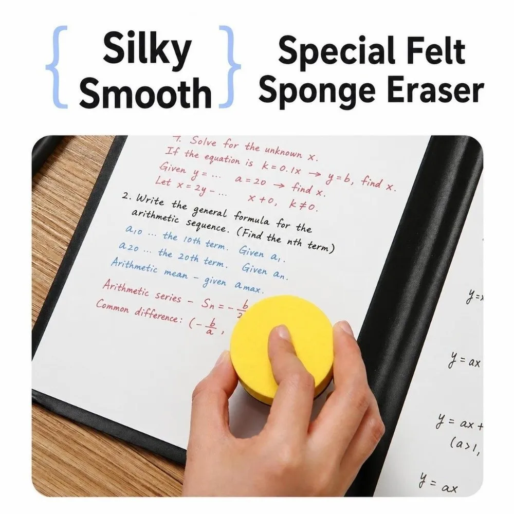 A5 Dry Erase Notebook Portable Foldable Erasable Whiteboard Notebook Reusable Erasable Writing Pad Planning Drafting