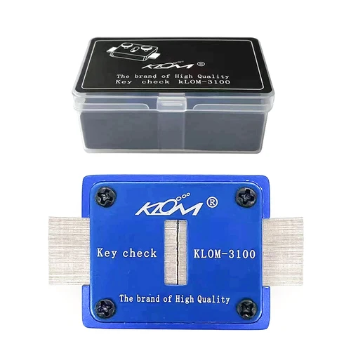 Imagen 1 del producto Comprobador de llaves Klom KLOM-3100 Herramientas de cerrajería Comprobador de ranuras para llaves en blanco