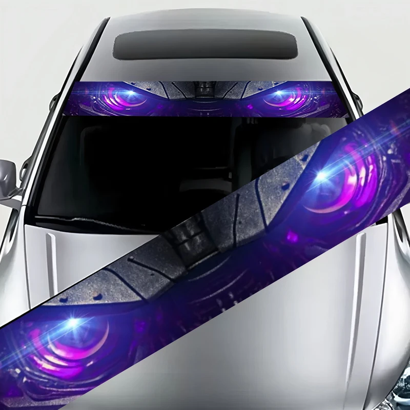 Уникальная наклейка на переднее лобовое стекло вашего автомобиля, предназначенная для привлечения внимания. Это водонепроницаемость, устойчивый к царапинам.