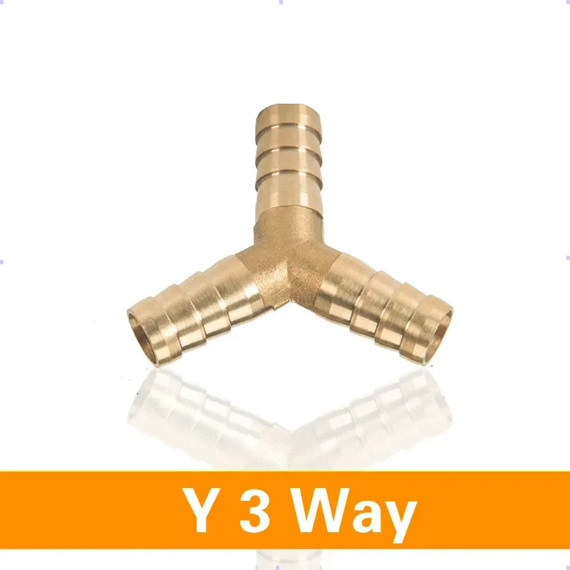 Brass Fitting Copper Pagoda Connector Pipe Fittings  2 3 4 Way Straight/L/Tee/Y/Cross   4/5/6/8/10/12/16/19mm For Gas/Water Tube