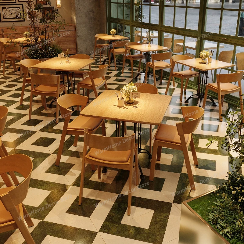 

Wooden Villa Leisure Café Tables Modern Vanity Nordic Minimalist Café Tables Living Room Retro Furniture Salontafel Ls40kfz
