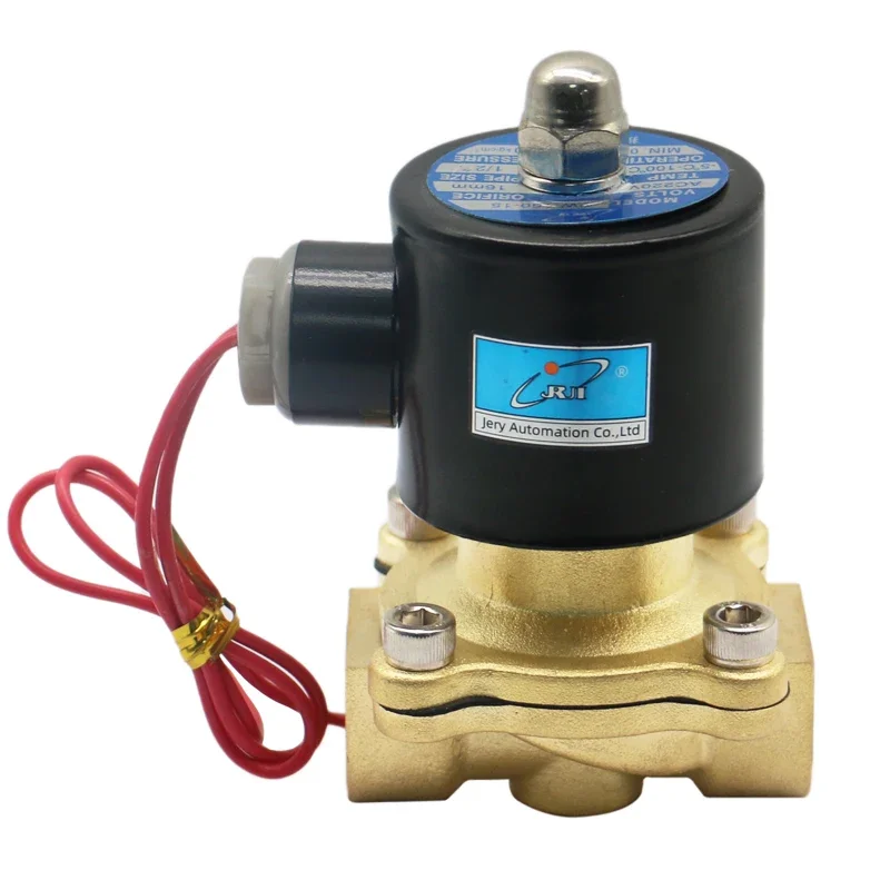 

1/2" Way DC12V AC220V normal closed Valves 2W160-15 direct-acting solenoid valve for water air