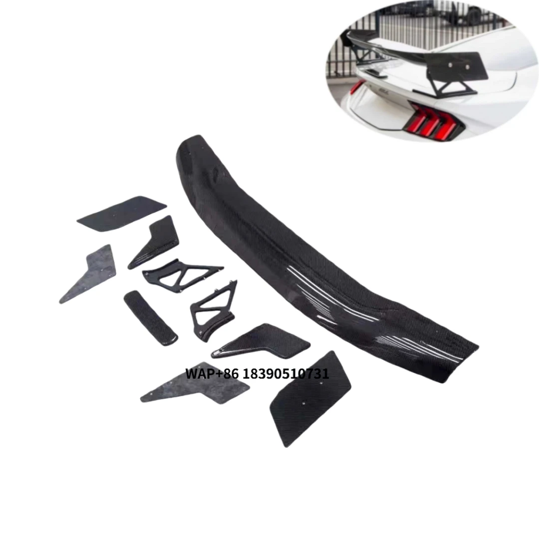 

APR Style Carbon Fiber Rear Spoiler Tail Fixed Wing for Mustang 2024+ Rear Wing