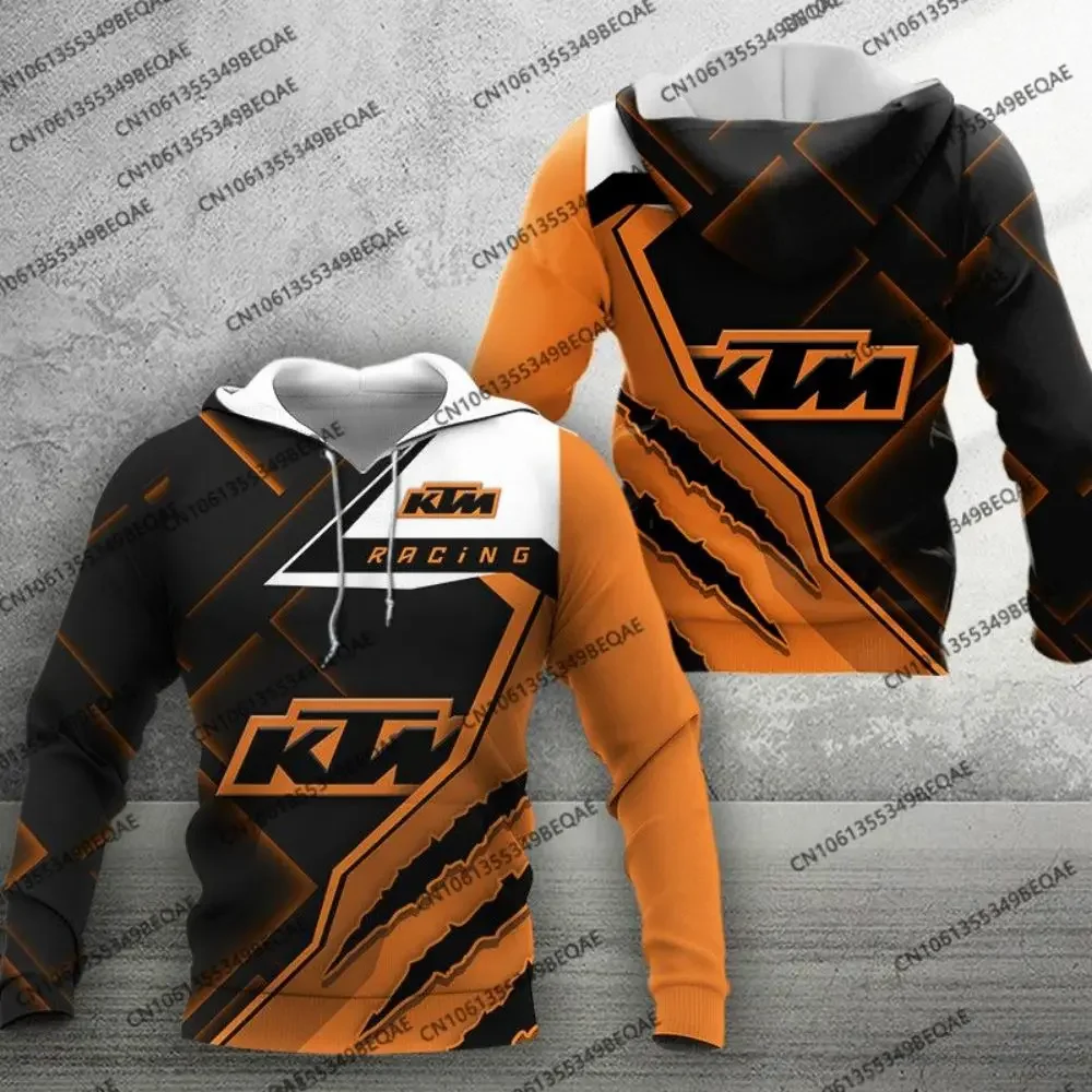 

KTM Harajuku Motocross Pullover Hoodie for Men 2025 New Custom Motorcycle Streetwear Hoody & Sweatshirt