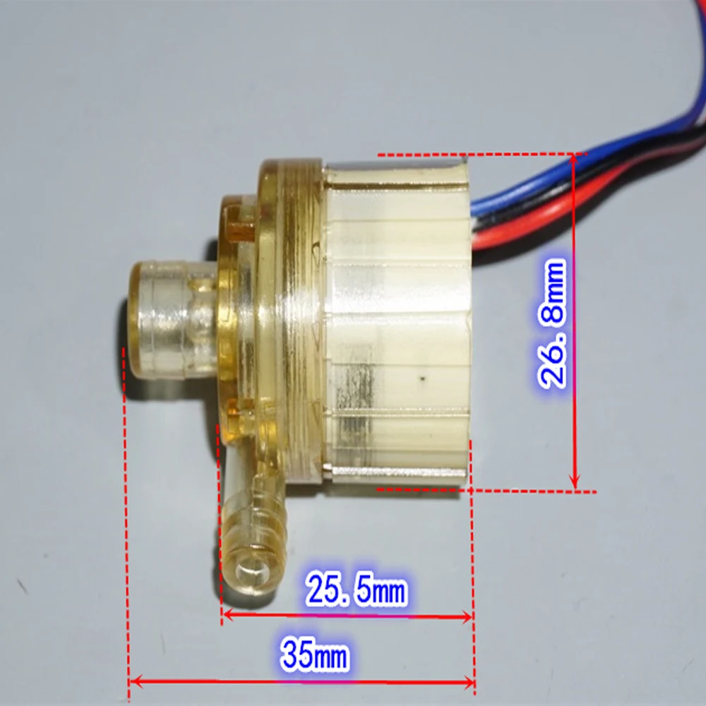 防水ミニブラシレスウォーターポンプ,水中循環冷却,pwm,調整可能な流量,5v-12v