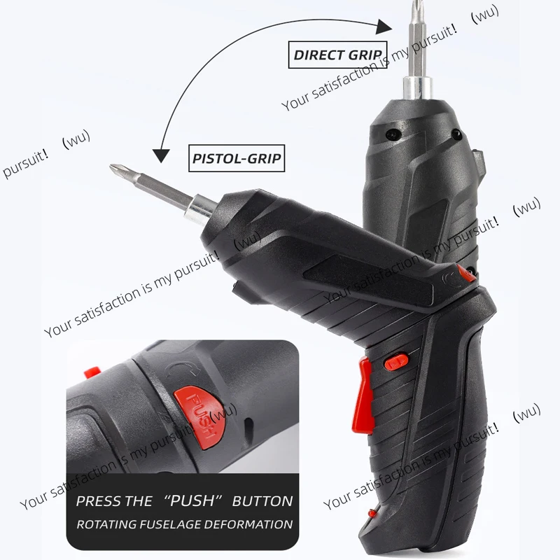 Electric screwdriver rechargeable, portable and compact
