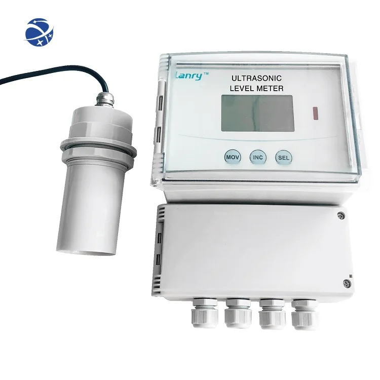 

YUNYI LMC Remote type ultrasonic liquid level measurement level sensor 6m Hart and RS485 modbus communication