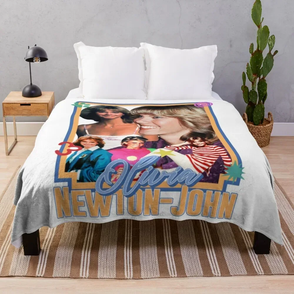 

Olivia Newton John Throw Blanket Sofas Stuffeds Custom Blankets