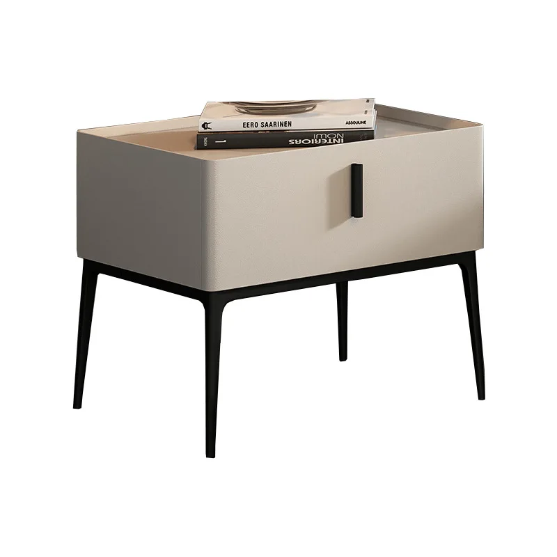 

Italian minimalist bedside table simple small single drawer bedside bedside table storage cabinet combination 2023 new model