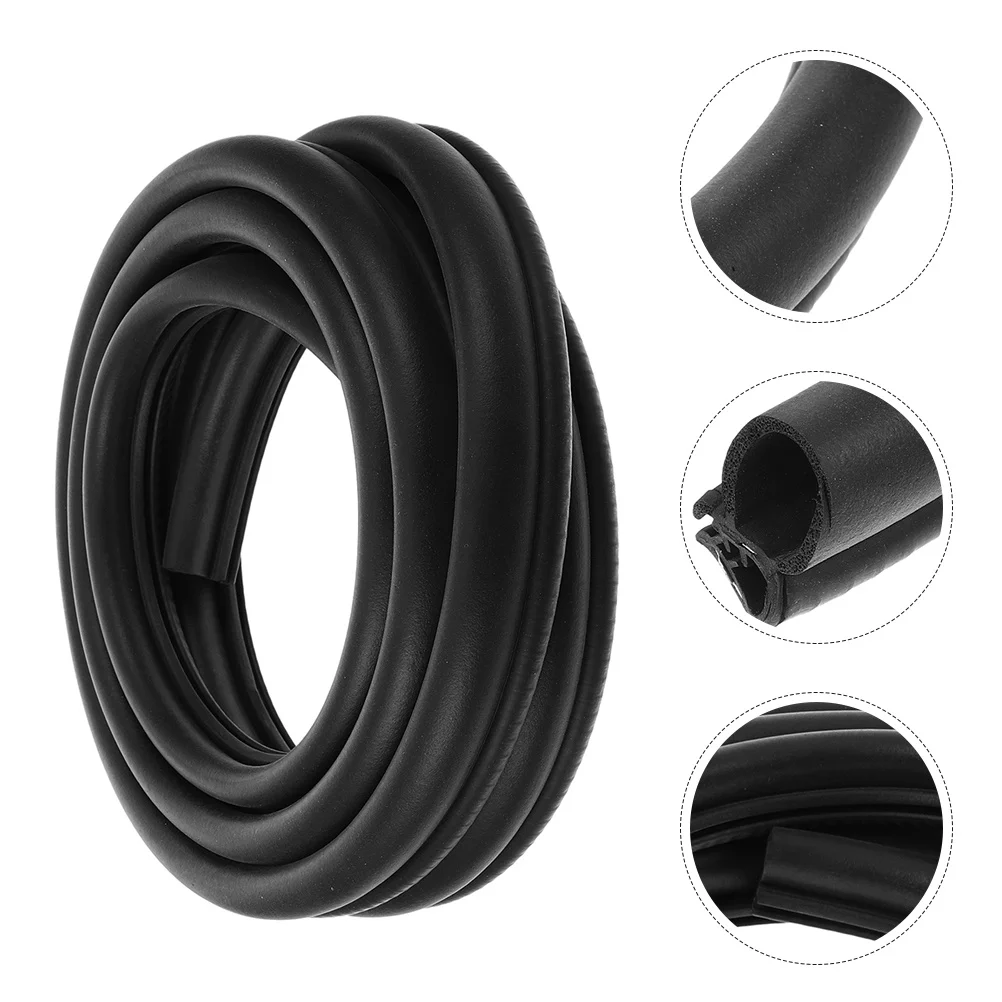 

1 Roll Car Door Seal Strip Rubber Edge Guard Auto Door Protective Strip Windproof Noise-Reducing Car Trim Automotive Seal