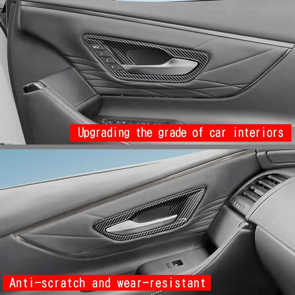 

Window Lift Switch Button Inner Door Handle Bowl Cover Trim Fit For Toyota Alphard Vellfire 40 Series 2023 2024 Car Accessories