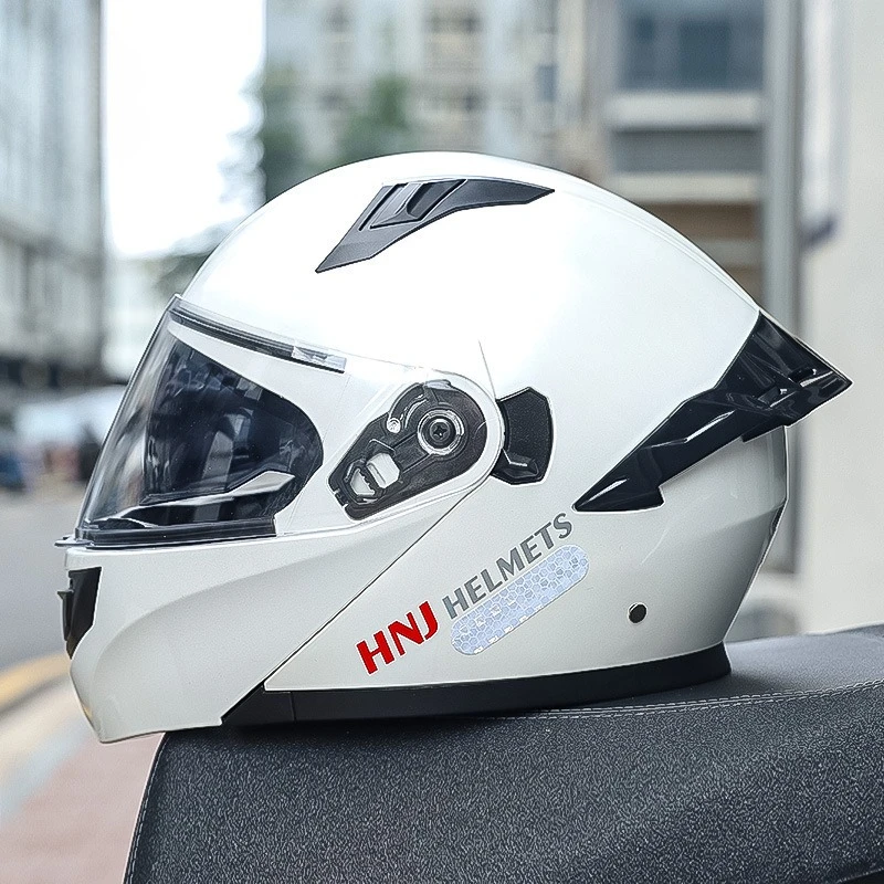 

DOT Approved Full Face Helmets Crash Motorbike Protective Gear Men Women Flip Up Helmet Motorcycle Double Sun Visor