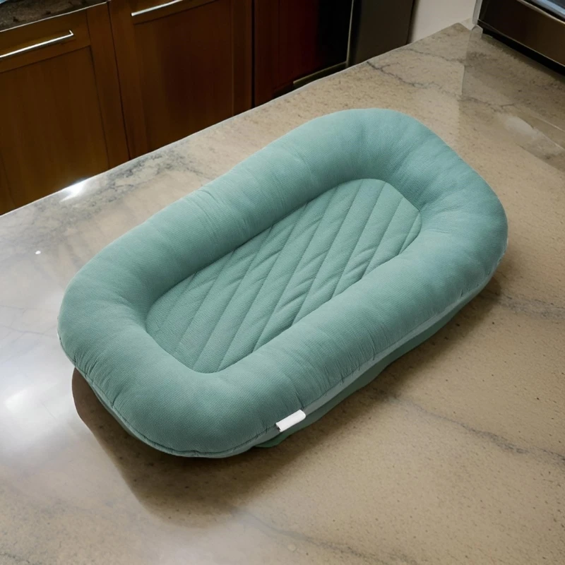 ทารกแรกเกิด Friendly Bassinet แผ่น Breathable & ล้างทำความสะอาดได้ Baby Cradles Cover Breathable Baby Bassinet