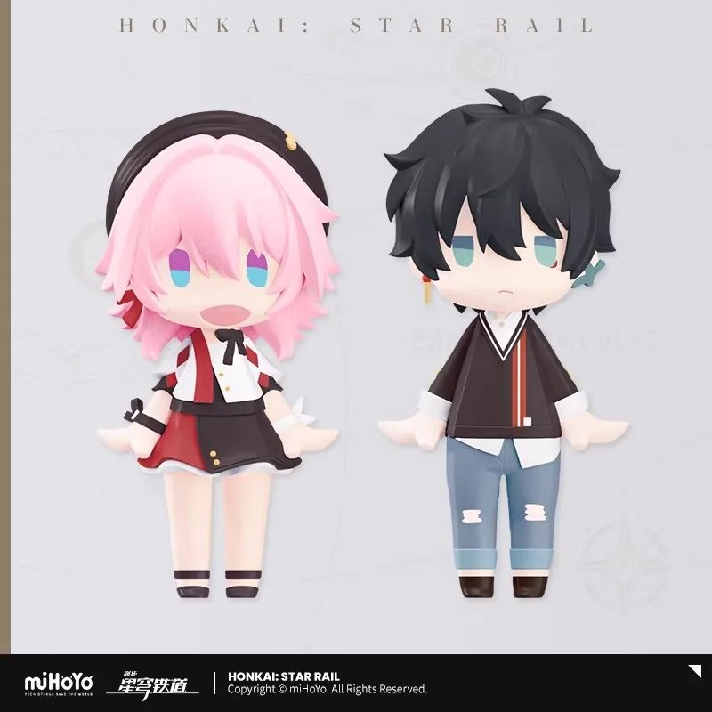 

[Genuine] miHoYo Game Honkai Star Rail HELLO! GOOD SMILE Q-version Cartoon Doll DanHeng March 7th Anime Model Cosplay Xmas Gifts