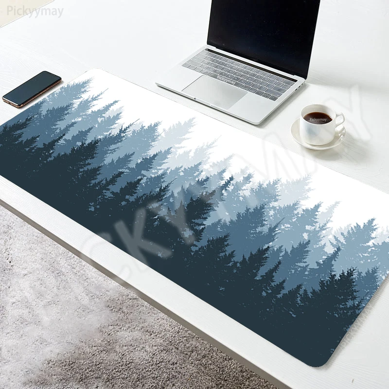 

Gamer Mousepad Forest Mouse Pad Large Mouse Mat Table Pads Office Rubber Desk Rug PC Desk Mats Minimalist Mousepads 100x50cm