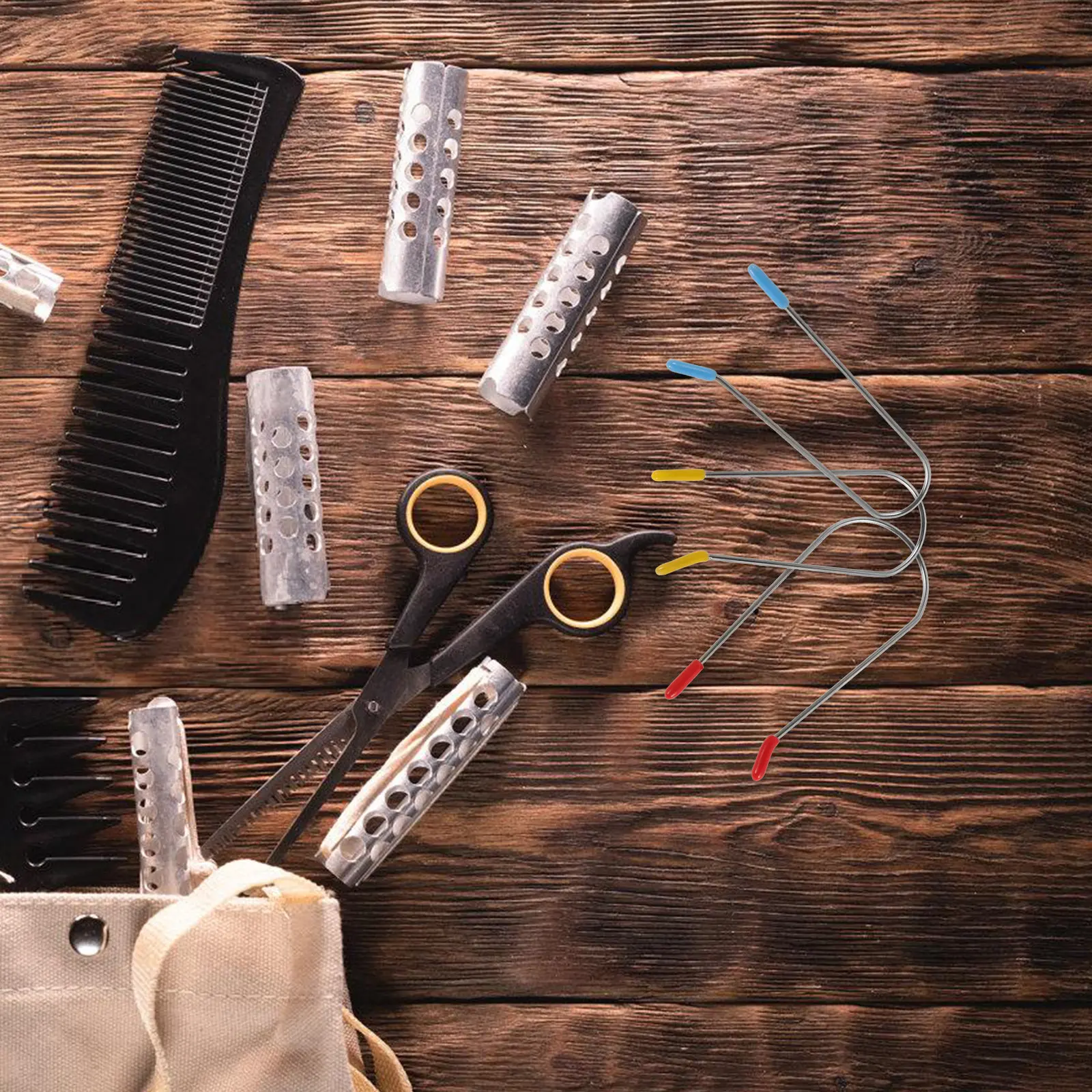 24Pcs Electric Hot Roller Clips Replacement Hot Curler Clamp Pins Professional Salon Home Hair Styling Roller Clips