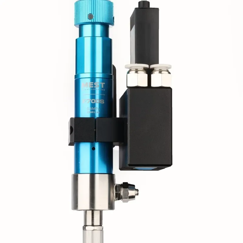 

MEST-F700 medium and low viscosity glue dispensing quantitative dispensing valve striker thimble point