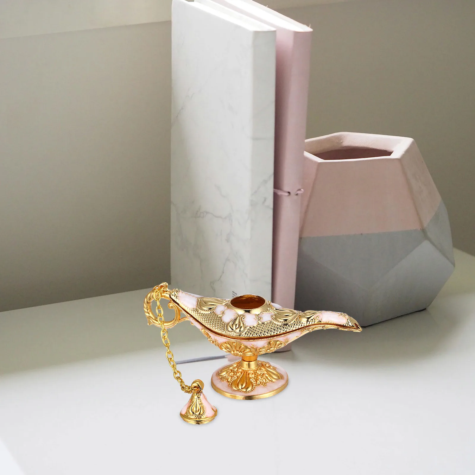 

Retro Decorative Vintage Ornament Smooth Surface Delicate Color Design Home Office Tabletop Adornment