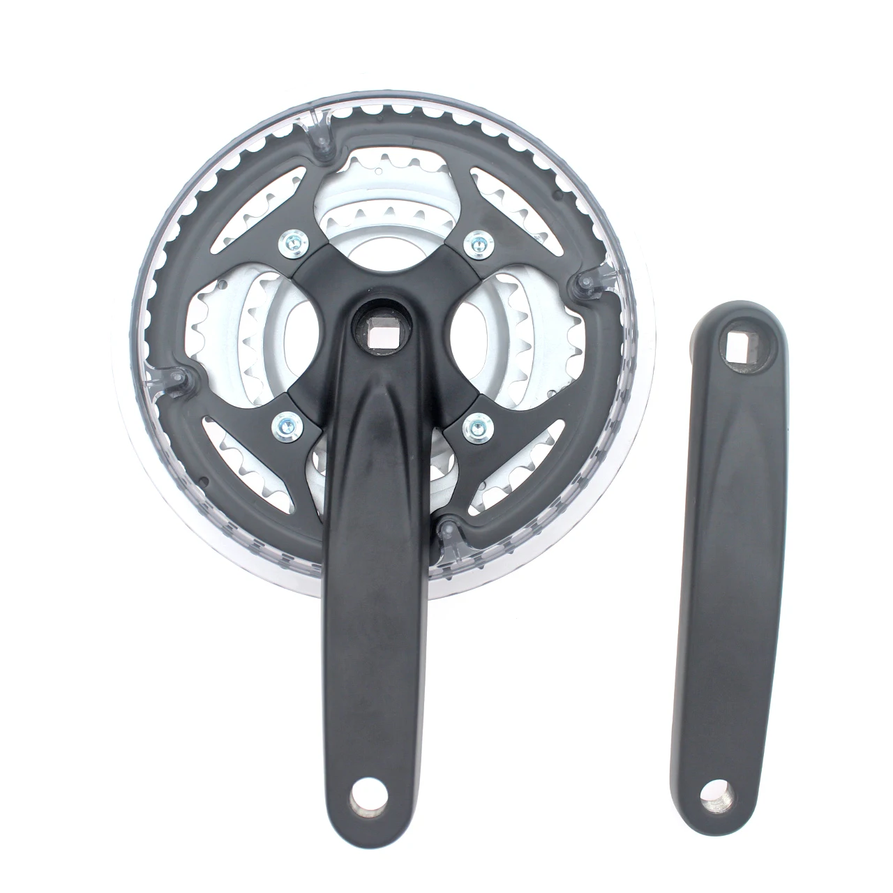 

7/8/9 Speed MTB Bicycle Crankset 28/38/48T Bicycle Crank Set with Cover 170mm Hollow Tooth Plate Bike Crank Sprocket Bike Parts