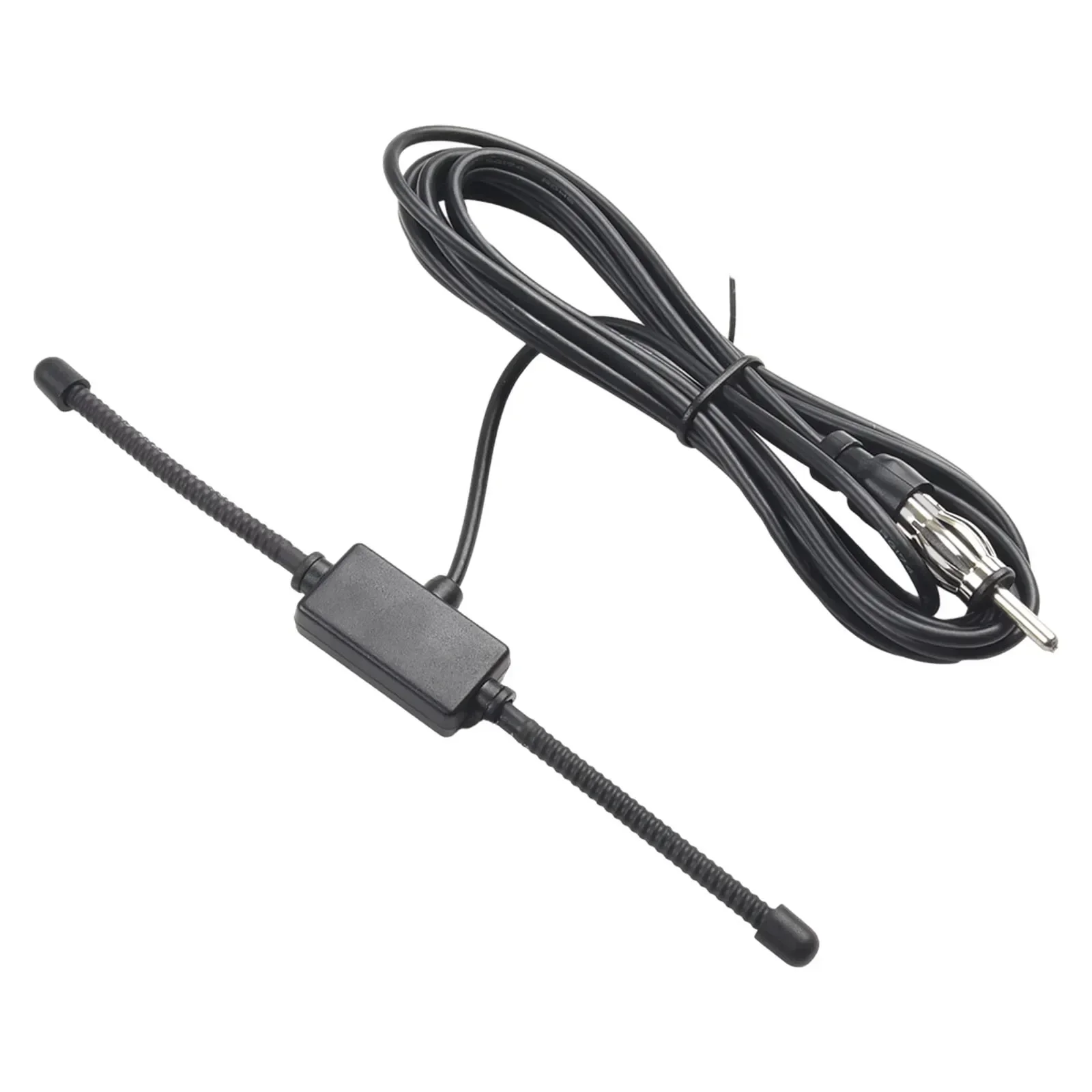 

100% Brand New Antenna Car Dipole Head Unit Receiver RG174 Full Copper Wire Radio Antenna Tuner Fits Most Vehicles