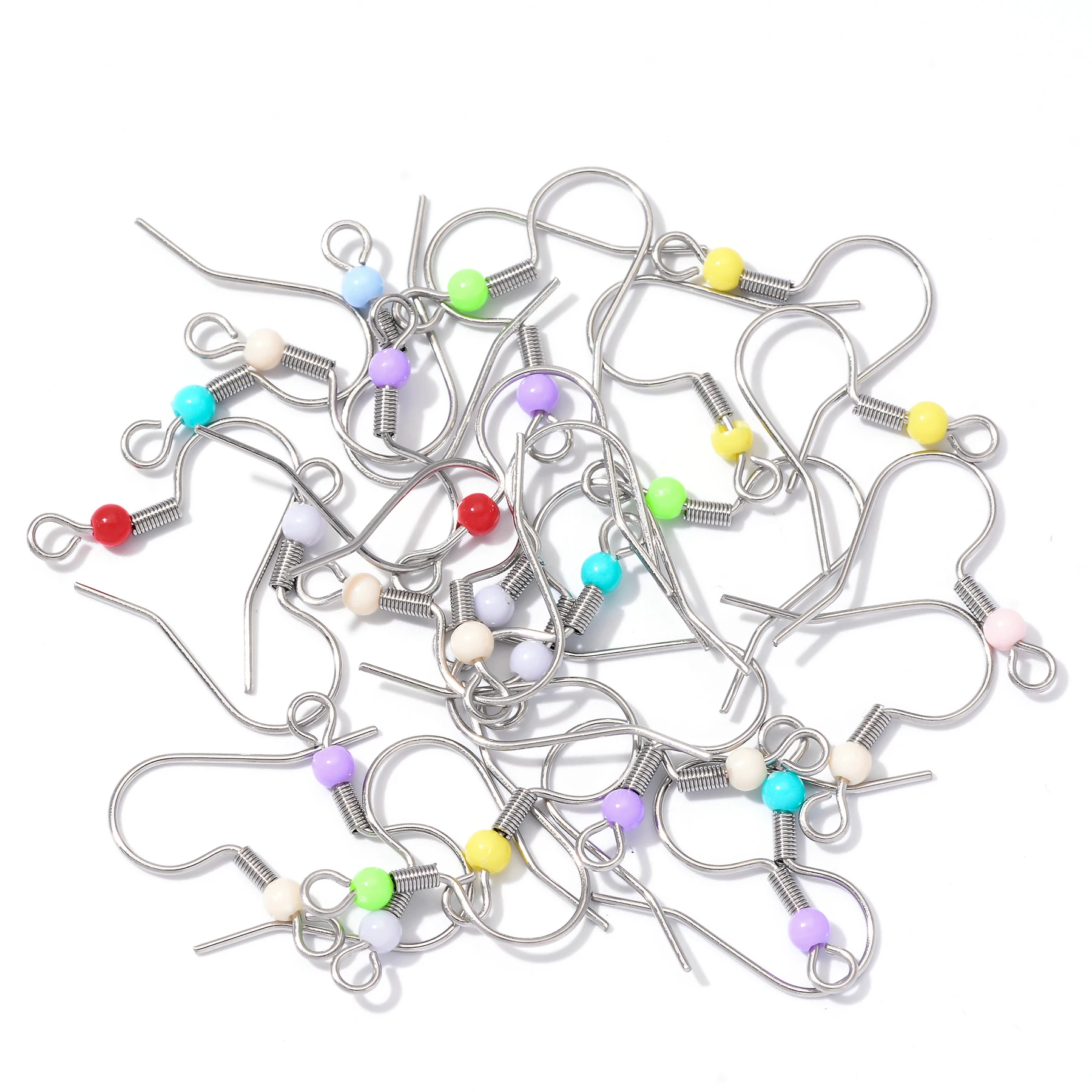 50 stücke Edelstahl Schmuck Französisch Ohrring Haken Erkenntnisse Wasserdichte Ohr Haken Ohrringe Verschlüsse Für DIY Schmuck Machen – Detail 4