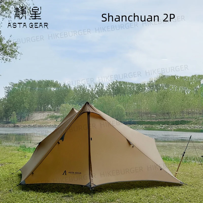 

ASTAGEAR Shanchun 2P Ultralight Tarp Tent Outdoor Camping A-shaped Tent Hiking Climbing Mountaineering Waterproof Windproof