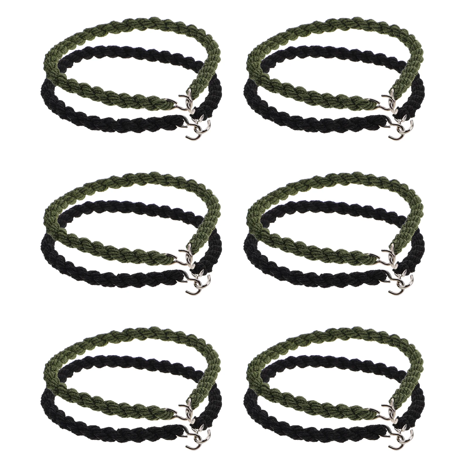 

12 Pcs Elastic Cord for Boots and Trousers Bootstraps Cowboy Polyester