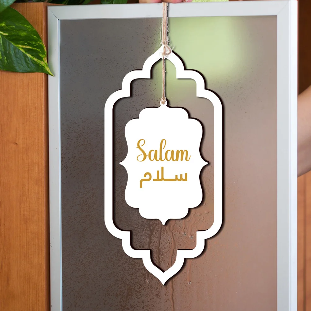 

1Set Basswood Hanging Wood Plaque Hollow-Out Rustic Porch Sign Decorative Wooden Door Ornament Home Wall Art Wood Plaque