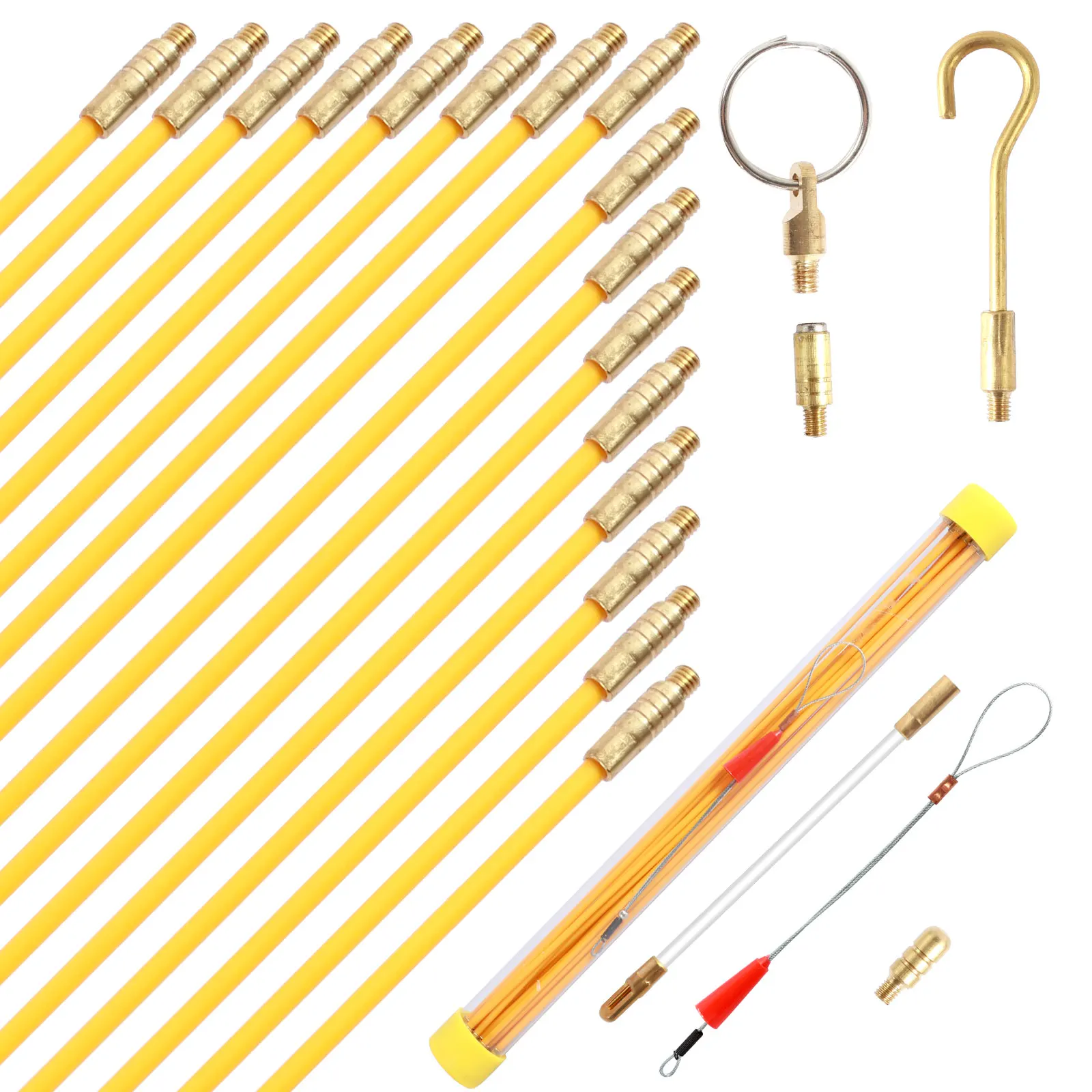 Fibonacci Running Electrical Wire Cable Pulling Fish Tape Kit – The Real-World Solution for Tight Conduit Runs