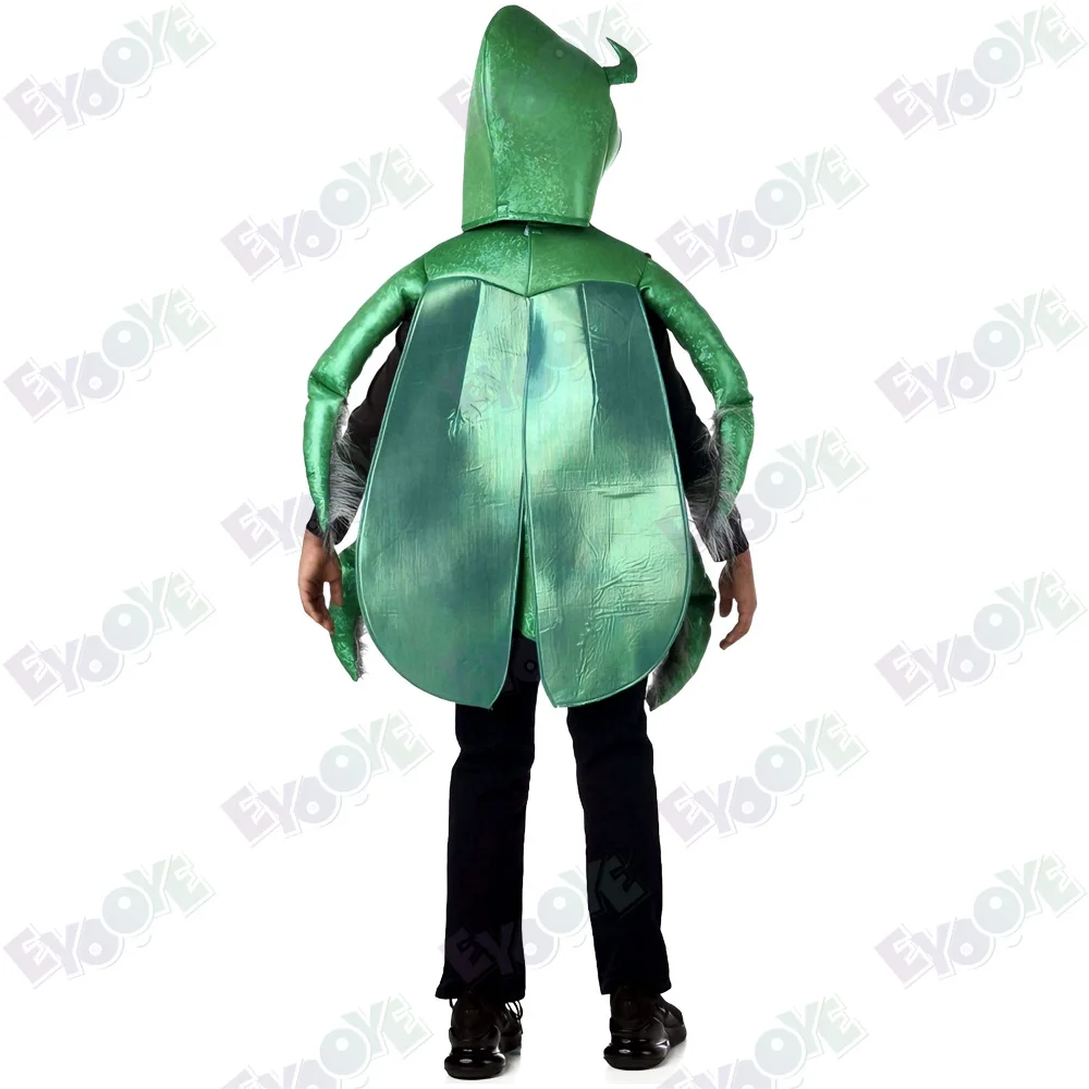 Divertente costume da scarabeo per bambini Cosplay Animale scarabeo Personaggio Festa in costume di scena Puntelli per feste
