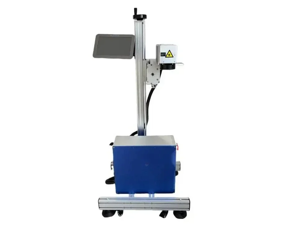20W 30W 50W Fiber Laser Marking Hine Stainless Steel PP Plastic Aluminium Electroplating Paint Iron Coder Date Printer