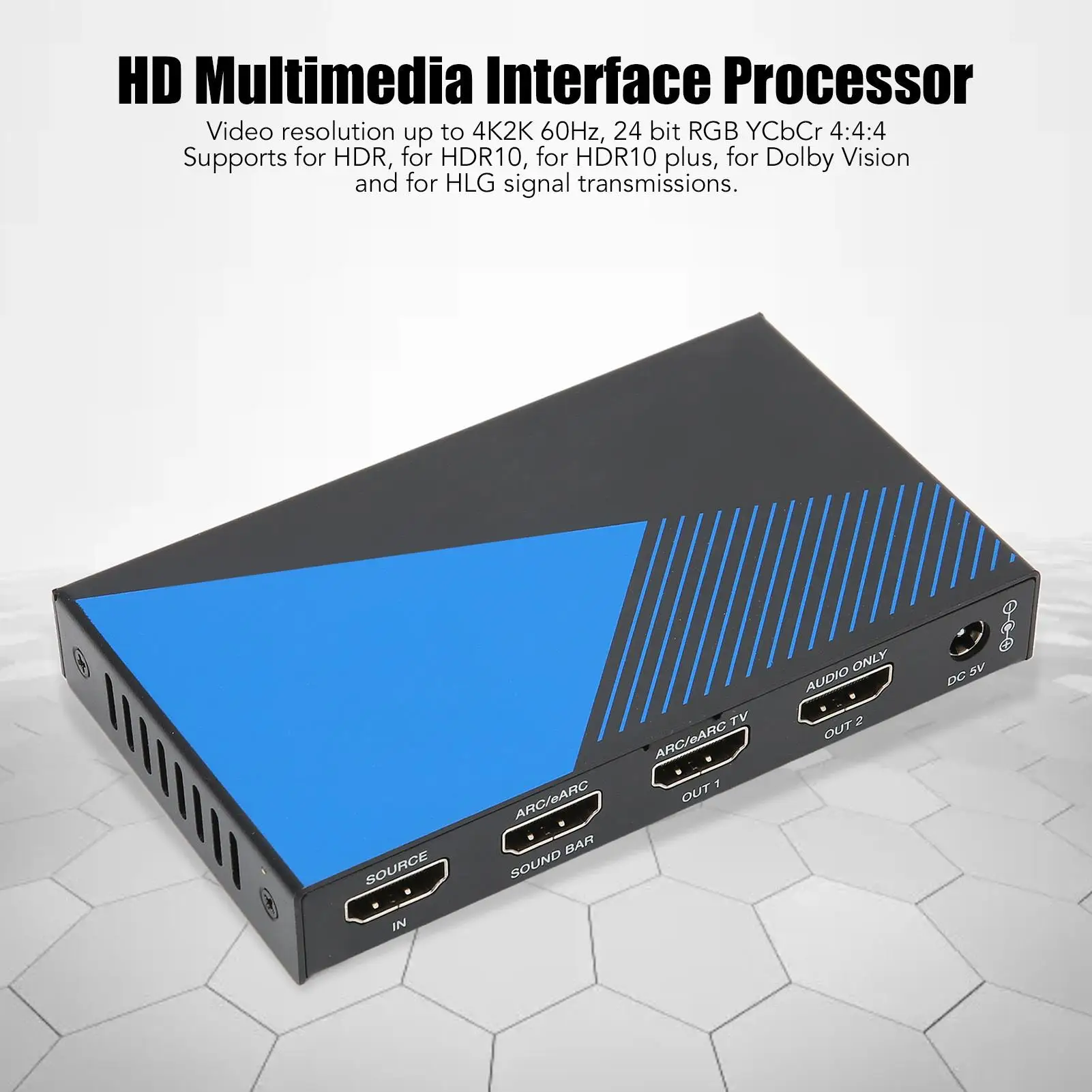 HDMI Converter with Built-in Equalizer for home Use - High-Quality Multimedia Processor