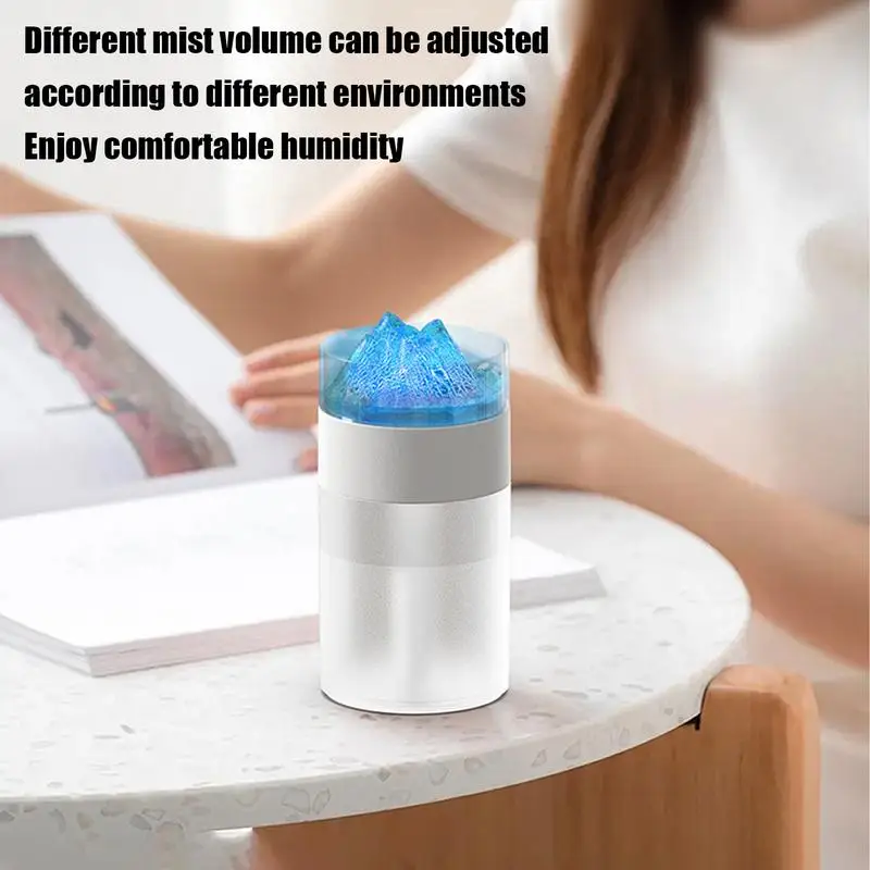 Desktop Humidifier Desktop Car Mist Humidifier Cool Air Spray Portable Desktop Humidifier With Light For Bedroom Caravan Kitchen