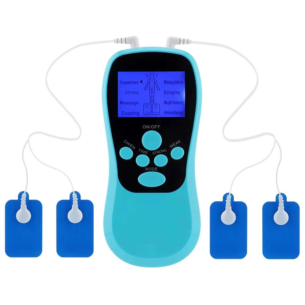 New Arrival Silicone EMS TENS Digital Meridian Therapeutic Massager Machine