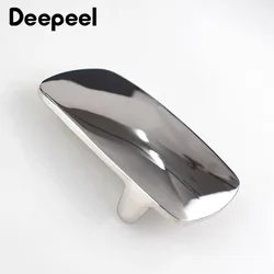 Deepeel-hebillas de cinturón de acero inoxidable sólido para hombre, cinturón con espejo de vaquero de Metal, cabeza para pantalones vaqueros, accesorios artesanales de cuero, 39mm, 1 ud.