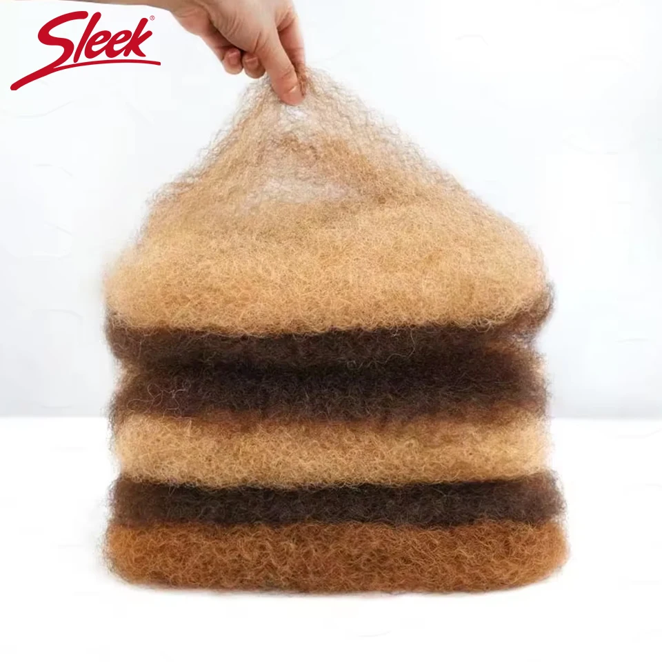 Afro Kinky Bulk Drei Farben P4/30/27 Echthaar zum Flechten Dreadlock-Haar 50 g pro Packung QVR Virgin Remy Echthaarverlängerungen