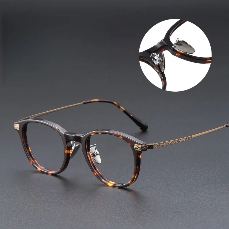 F.DRACON جديد إطار نظارات من التيتانيوم ريترو مربع للرجال والنساء إطار نظارات لوحة وصفة طبية بصرية fFrame N-401