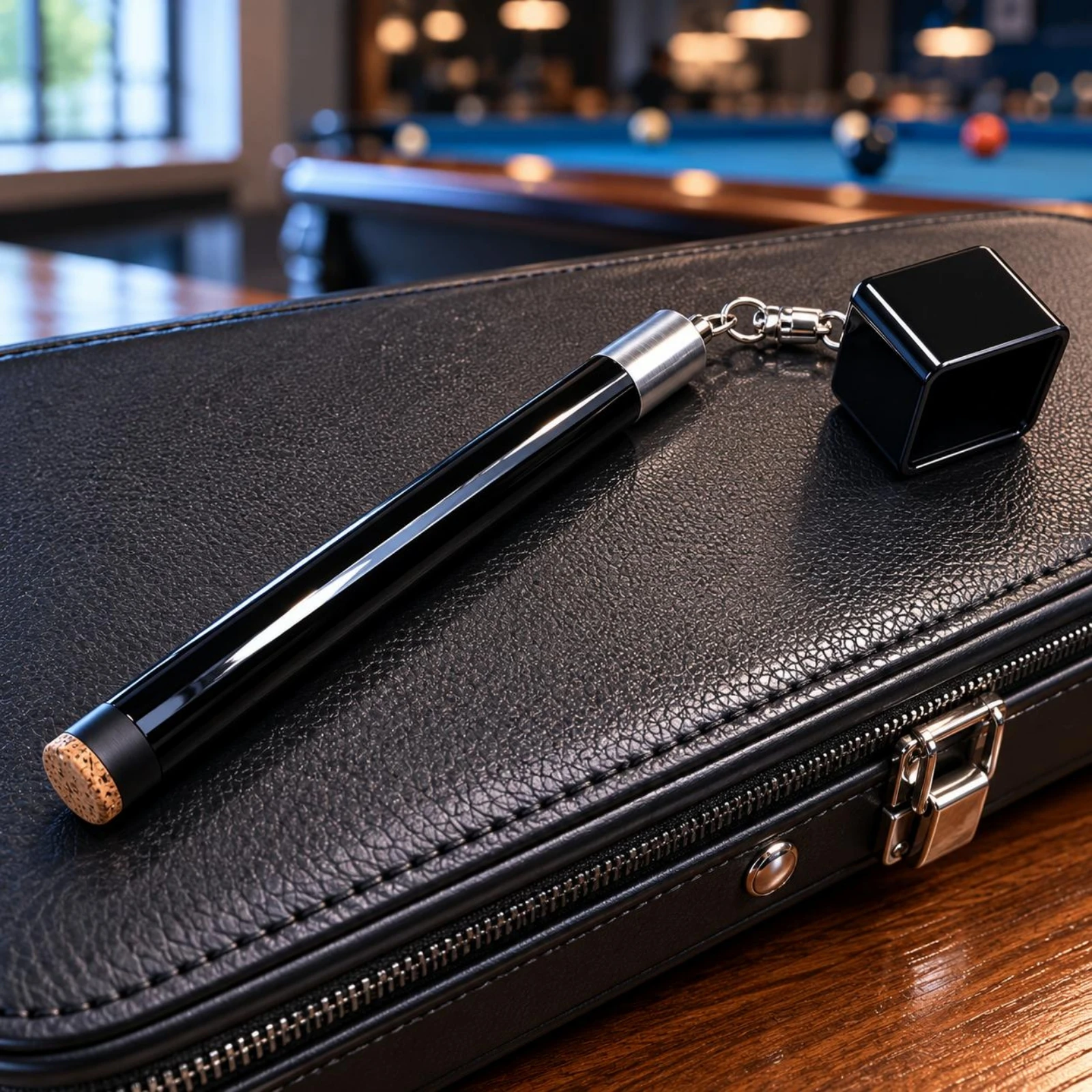 

Cue Tip Pricking Tool Compact Design Billiard Cue Tip Tool Chalk Storage Set TPU Sports Accessory Easy to Use