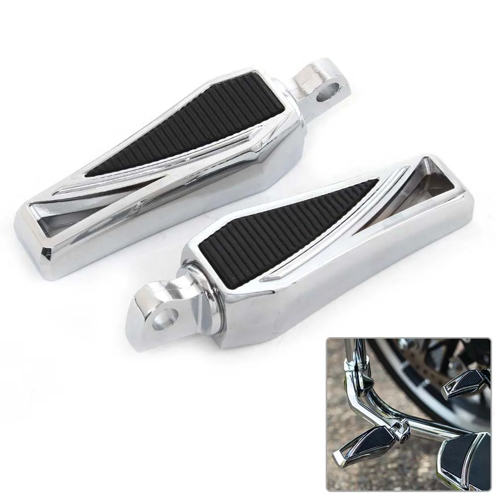 

Motorcycle Rear Foot Pegs Floorboards Adjustable Pedal Footrest Fits For Harley Models With Male Mount Style Footpeg Supports