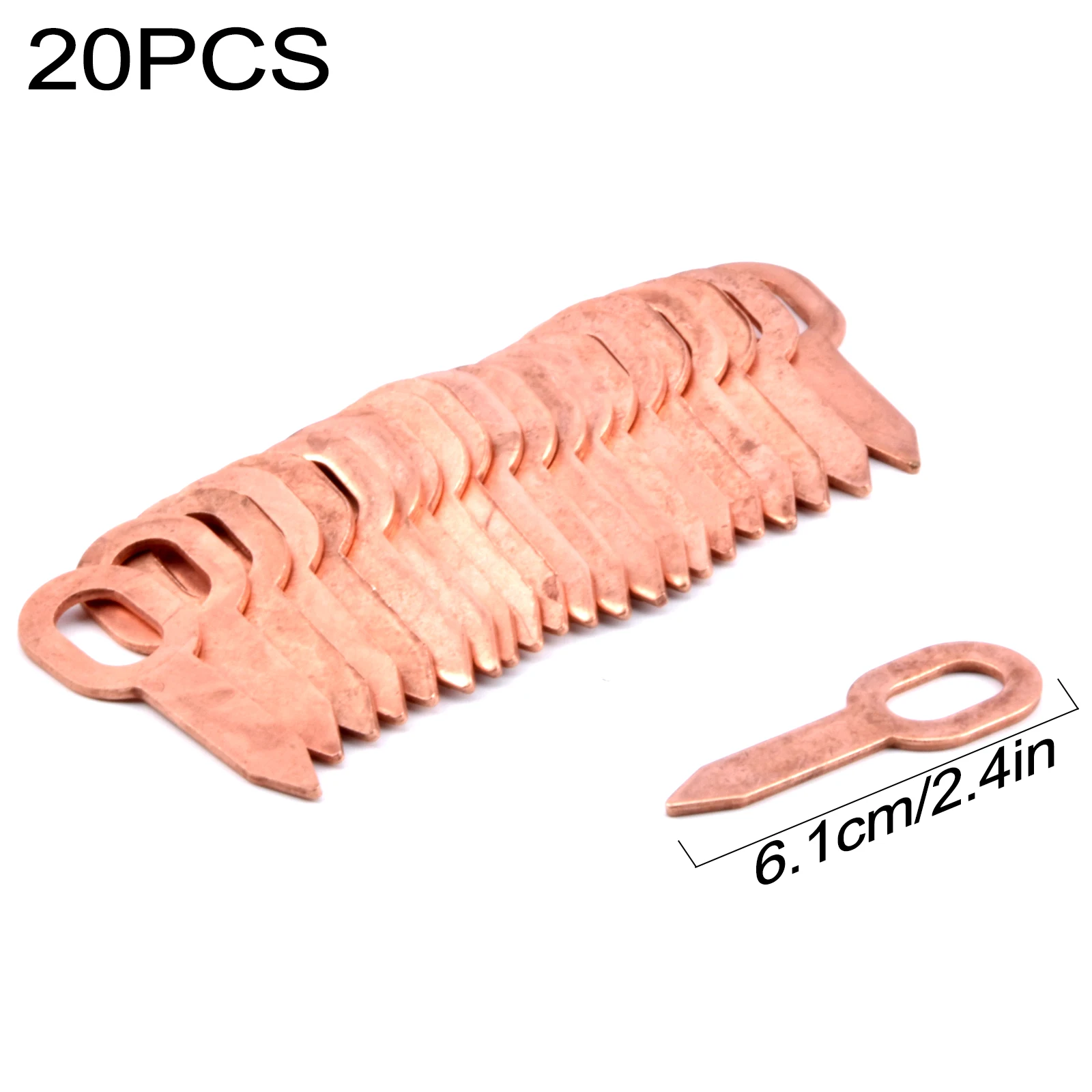 20PCS Pulling Pads Washer Kits Copper Plated Steel Consumables Accessories High Quality Suitable For Spotter Welder