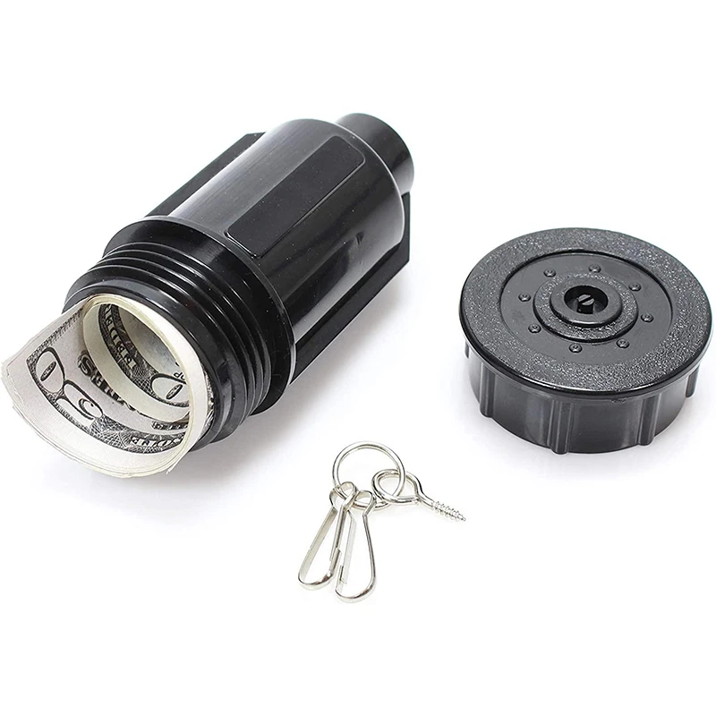 Hide A Key Cash Hidden Box Sprinkler Head Money Safe Waterproof Impact Resistant Outdoor Garden Yard Hiding Vault Case