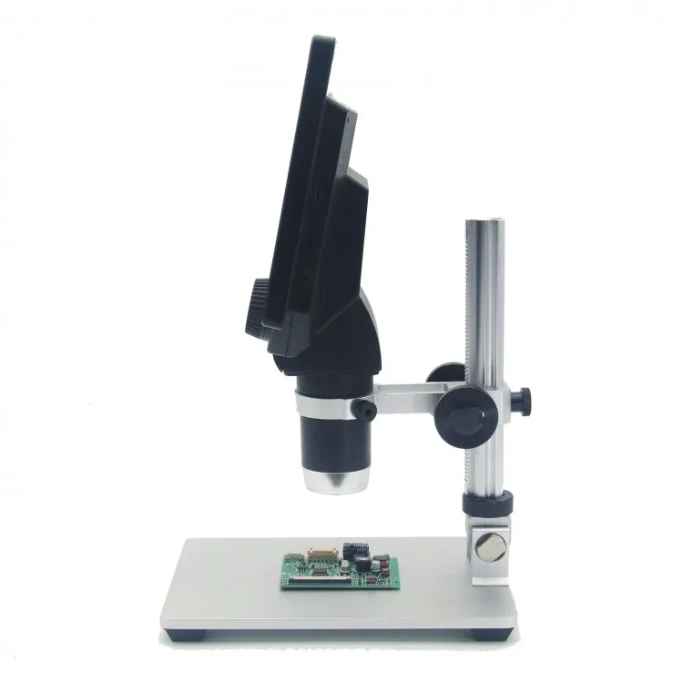 G1200 1200X 12MP 1080FHD Fotocamera per microscopio digitale Versione standard Tipo plug-in con display LCD da 7"