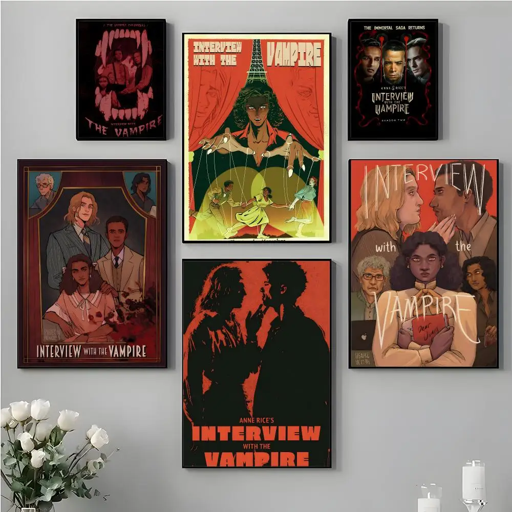 Movie Interview with the Vampire Poster Elegant Home Artwork Collection & Trendy Interior Decor